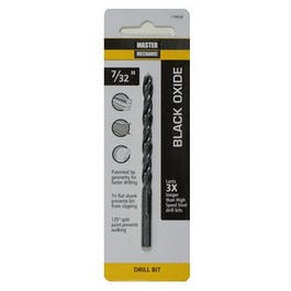 Master Mechanic, Black Oxide Drill Bits, 135 Split Point, 7/32 x 3.75-In.