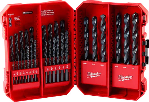 Milwaukee Tool, MILWAUKEE 29 PC. THUNDERBOLT® Black Oxide Drill Bit Set