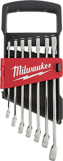 Milwaukee Tool, MILWAUKEE 7 PC. Combination Wrench Set - Metric