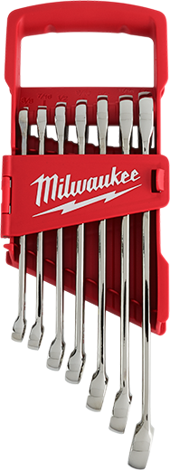 Milwaukee Tool, MILWAUKEE 7 PC. Combination Wrench Set - SAE