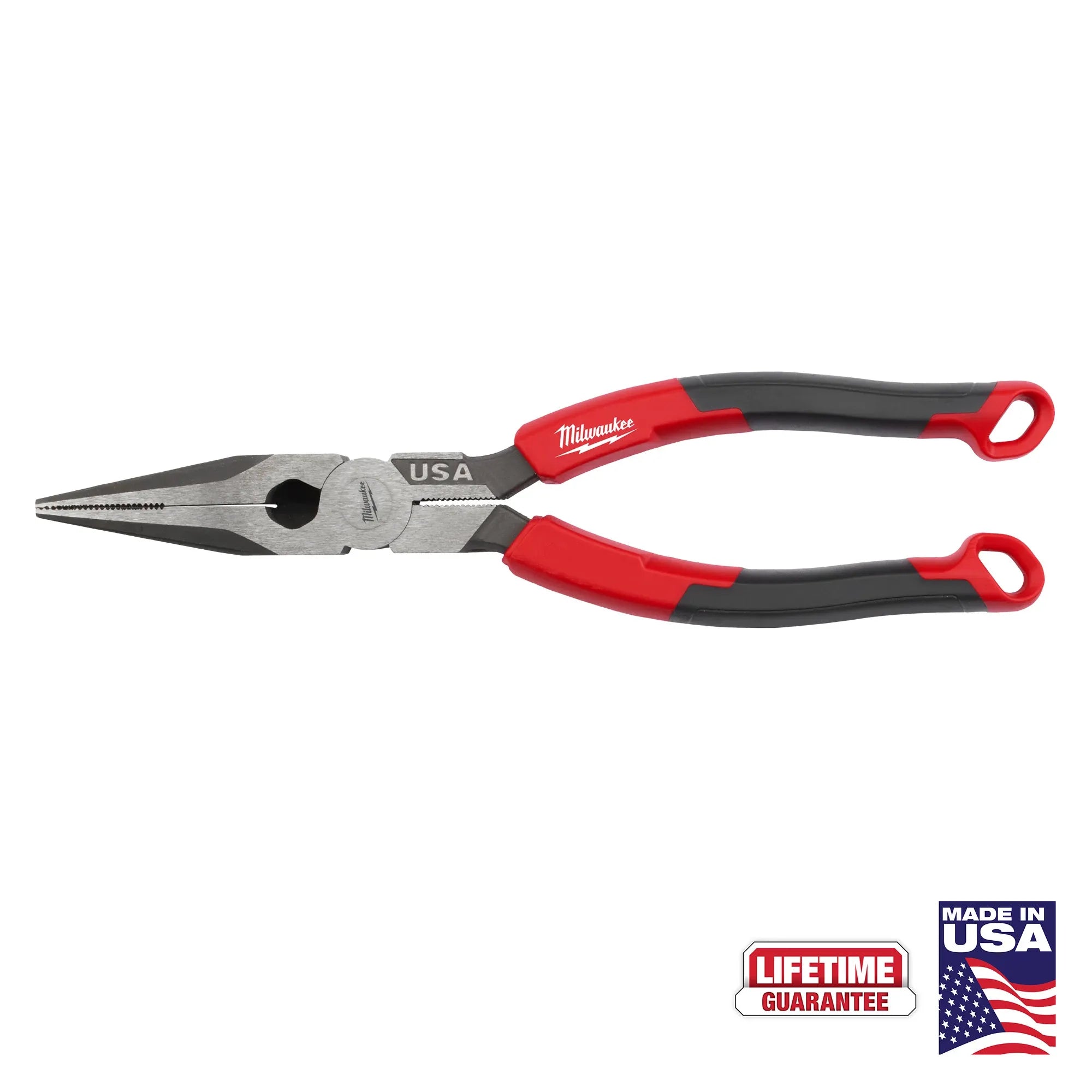 Milwaukee Tool, MILWAUKEE 8" Long Nose Comfort Pliers