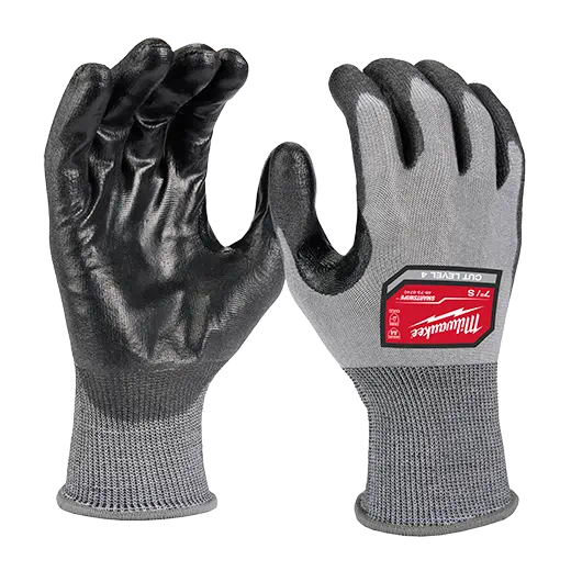 Milwaukee Tool, MILWAUKEE Cut Level 4 High-Dexterity Polyurethane Dipped Gloves