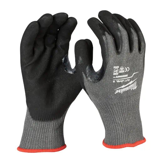 Milwaukee Tool, MILWAUKEE Cut Level 5 Nitrile Dipped Gloves