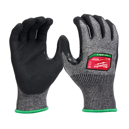 Milwaukee Tool, MILWAUKEE Cut Level 6 High-Dexterity Nitrile Dipped Gloves