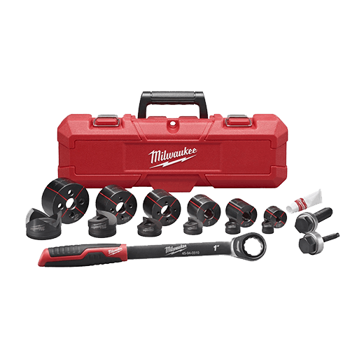 Milwaukee Tool, MILWAUKEE EXACT™ 1/2" - 2" Hand Ratchet Knockout Set