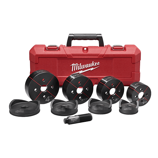 Milwaukee Tool, MILWAUKEE EXACT™ 2-1/2" - 4" Knockout Set