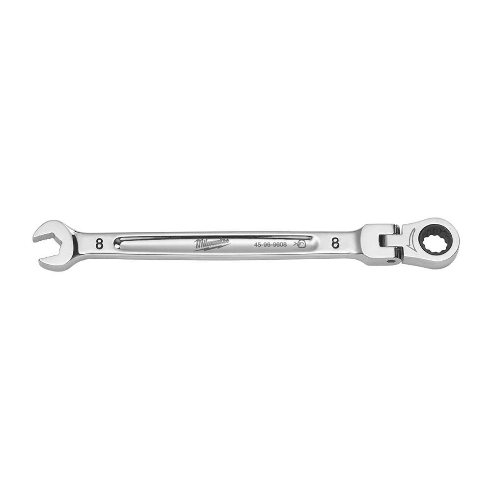 Milwaukee Tool, MILWAUKEE Flex Head Ratcheting Combination Wrench - Metric