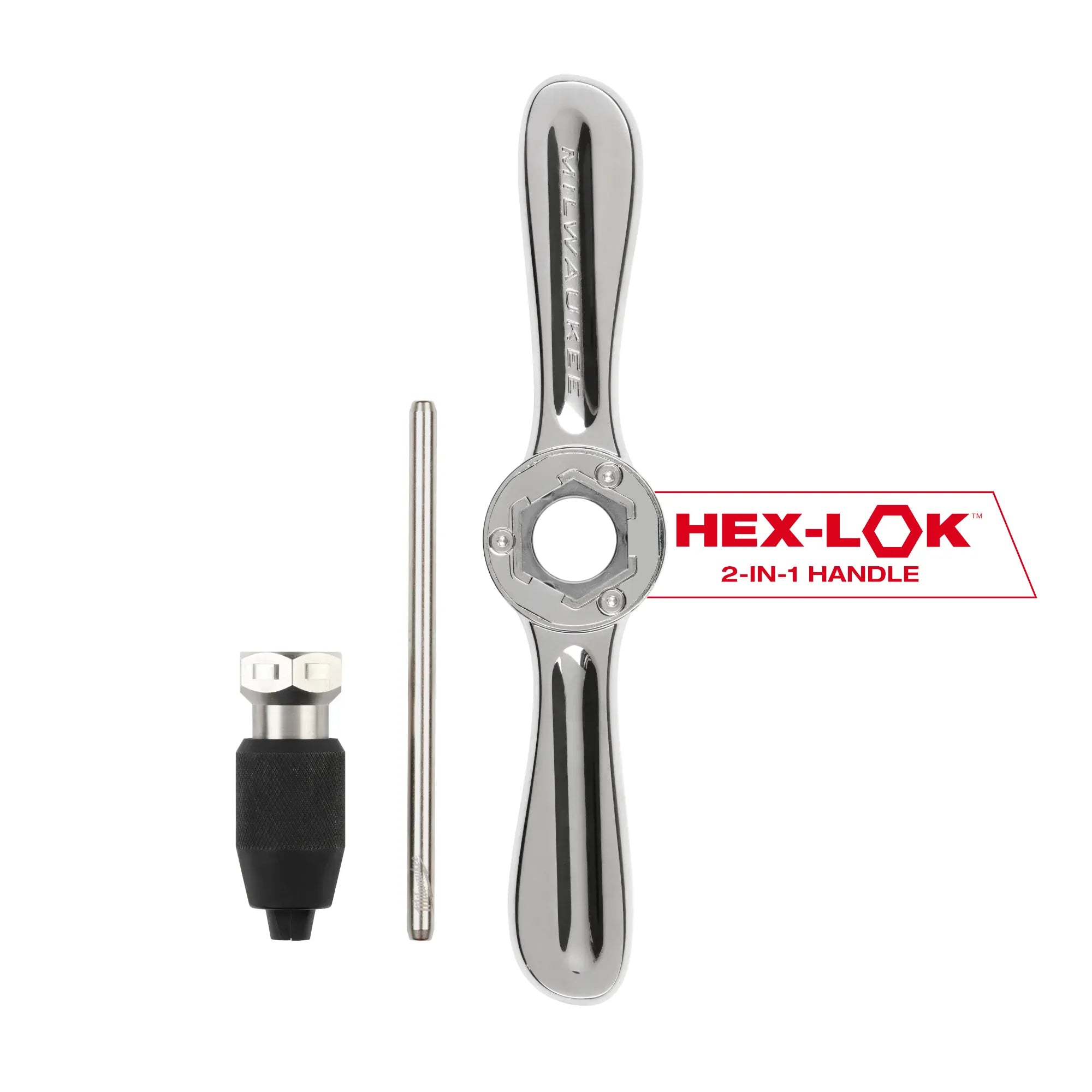 Milwaukee Tool, MILWAUKEE HEX-LOK™ 2-IN-1 Tap & Die Threading Handle & Tap Collet