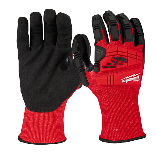 Milwaukee Tool, MILWAUKEE Impact Cut Level 3 Nitrile Dipped Gloves