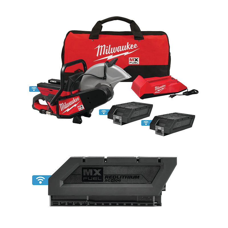 Milwaukee Tool, MILWAUKEE MX FUEL™ 14" Cut-Off Saw Kit & FREE MX FUEL™ REDLITHIUM™ XC406 Battery