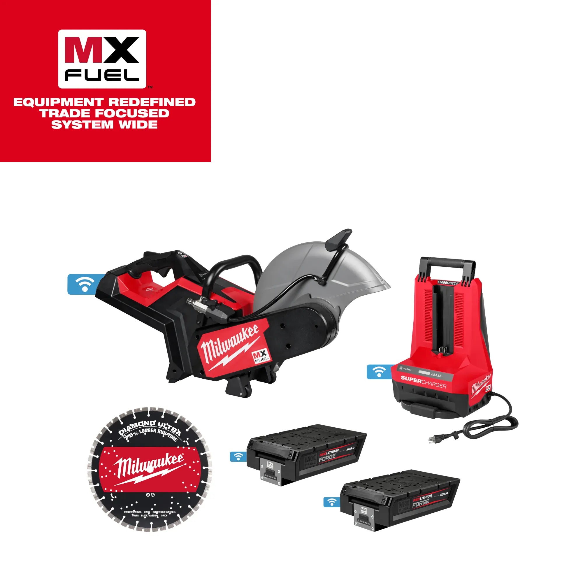 Milwaukee Tool, MILWAUKEE MX FUEL™ 14" Cut-Off Saw w/ RAPIDSTOP™ Brake Kit