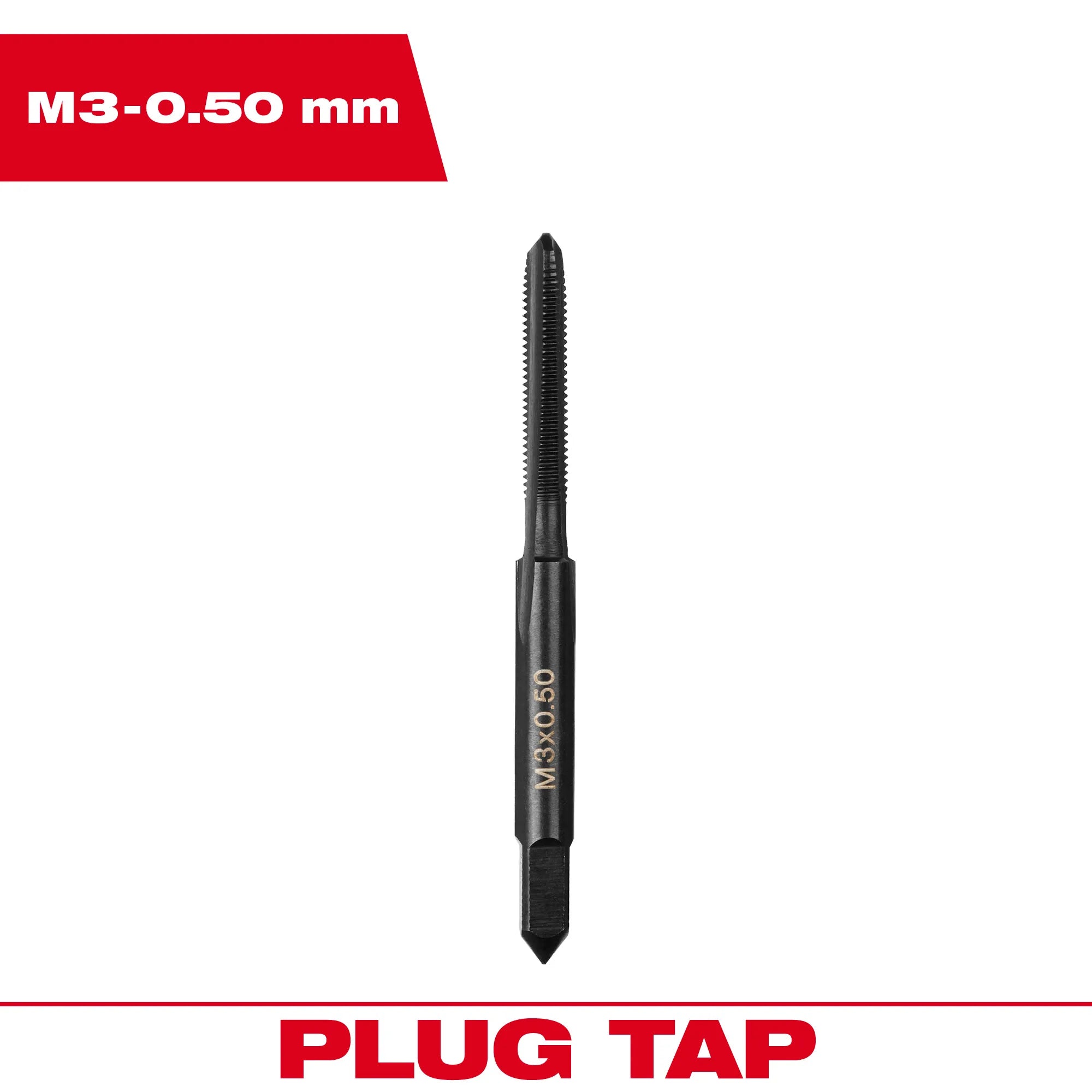 Milwaukee Tool, MILWAUKEE Metric Straight Flute Plug Tap