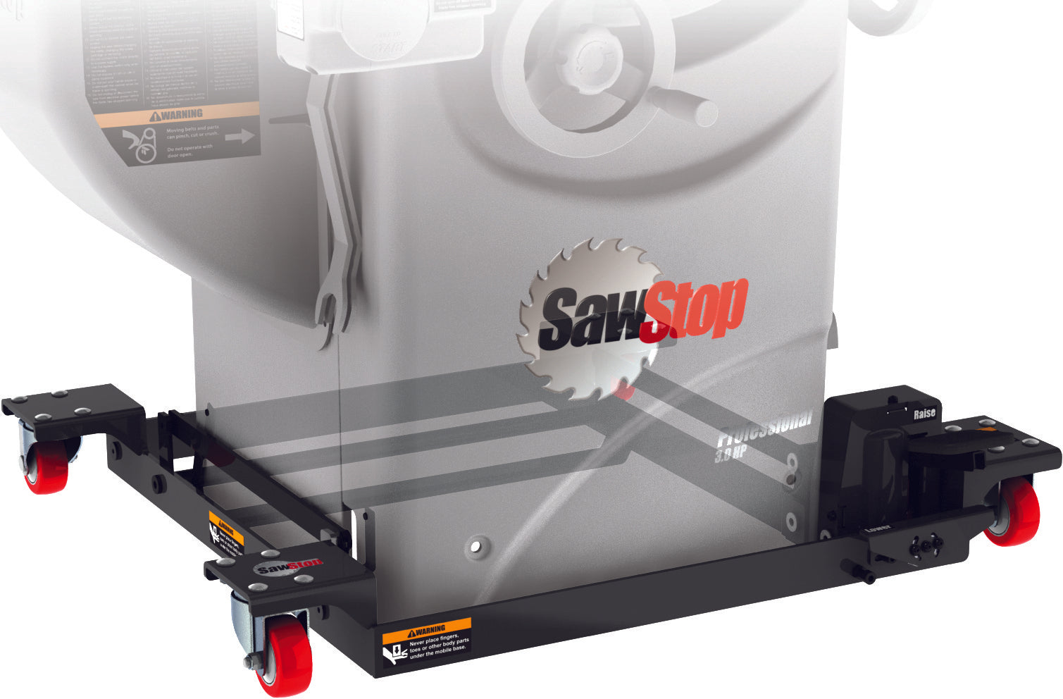 SawStop • SAWSTOP Industrial Saw Mobile Base For PCS • American Control ...