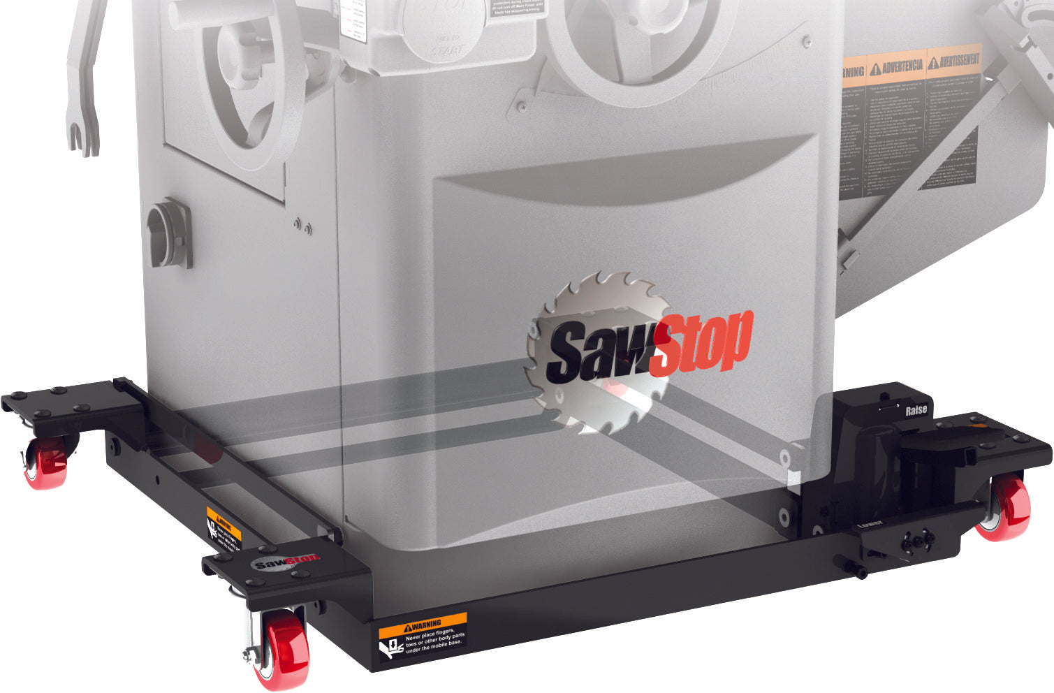 SawStop, SAWSTOP Industrial Saw Mobile Base