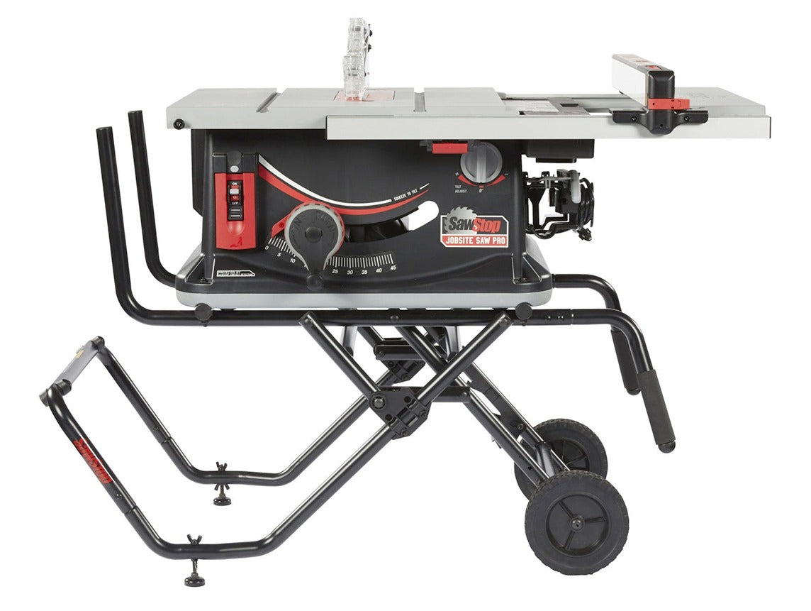 SawStop, SAWSTOP Jobsite Saw Pro JSS™ 1.5HP 120V 60Hz, Cart & Dust Guard