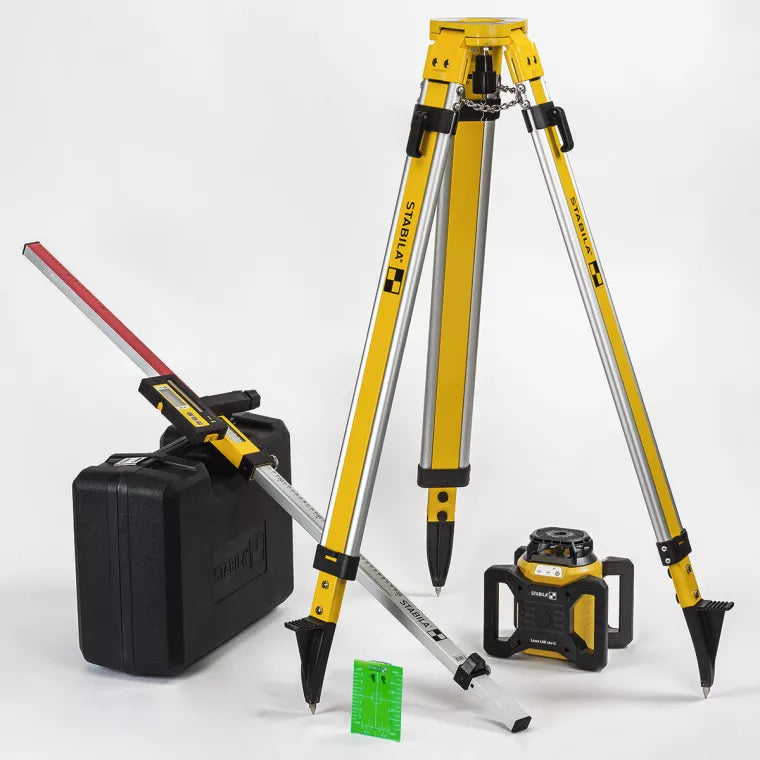 Stabila, STABILA LAR 160 G Rotary Laser Set w/ Tripod & Grade Rod