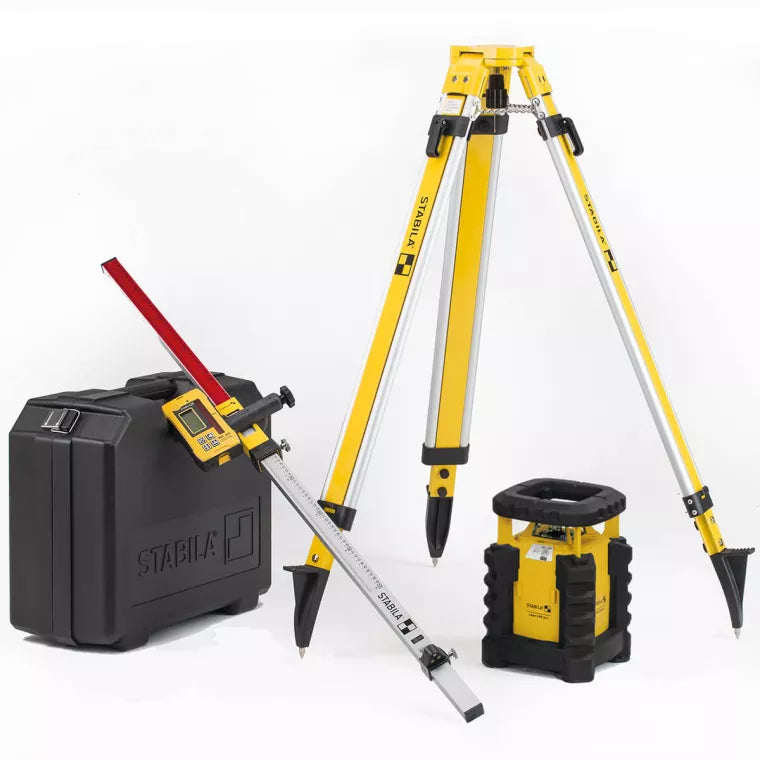 Stabila, STABILA LAR 300 Rotary Laser Set w/ Tripod & Grade Rod